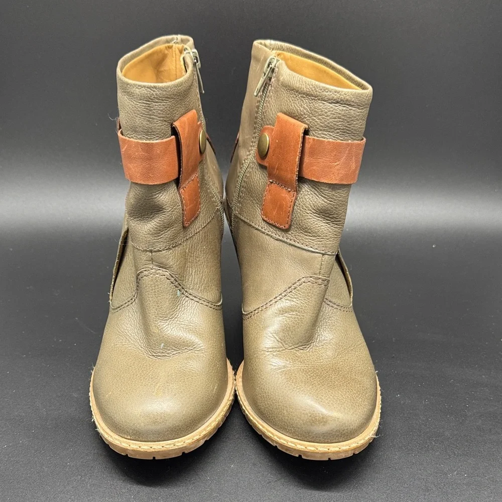 Anthropologie Lucky Penny Booties Sz 8 - Picture 3 of 10